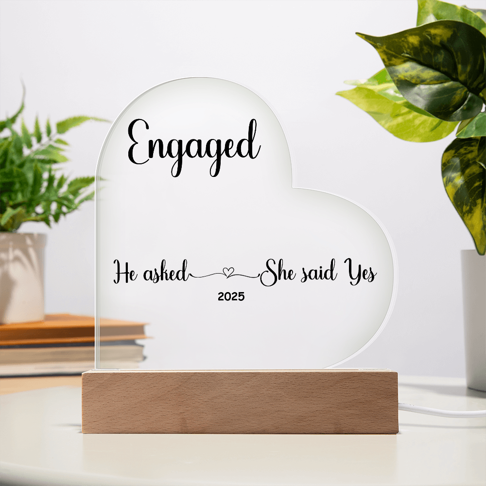personalised acrylic plaque