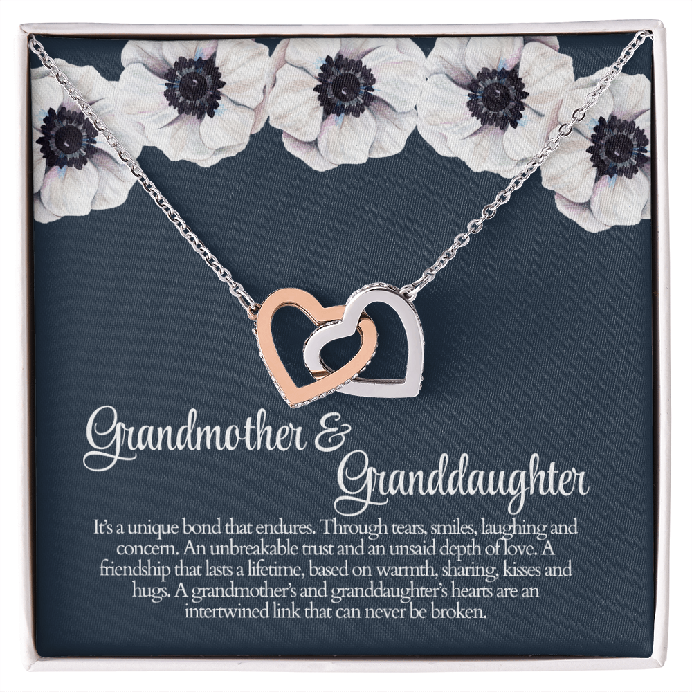 Grandmother & Granddaughter Necklace, Jewelry Gift for Granddaughter Birthday, Anniversary, Name Day, Mother's Day, Gift from Grandma